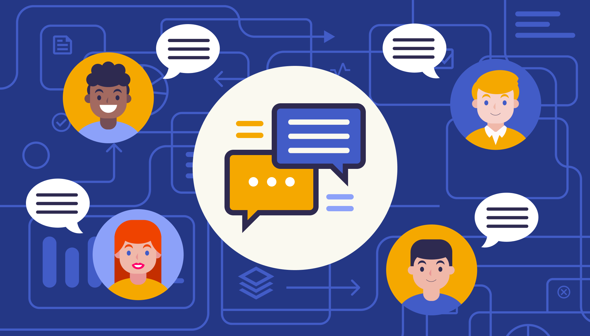 Cover image showing Slack message volume over time